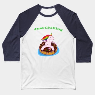 just chilling unicorn Baseball T-Shirt